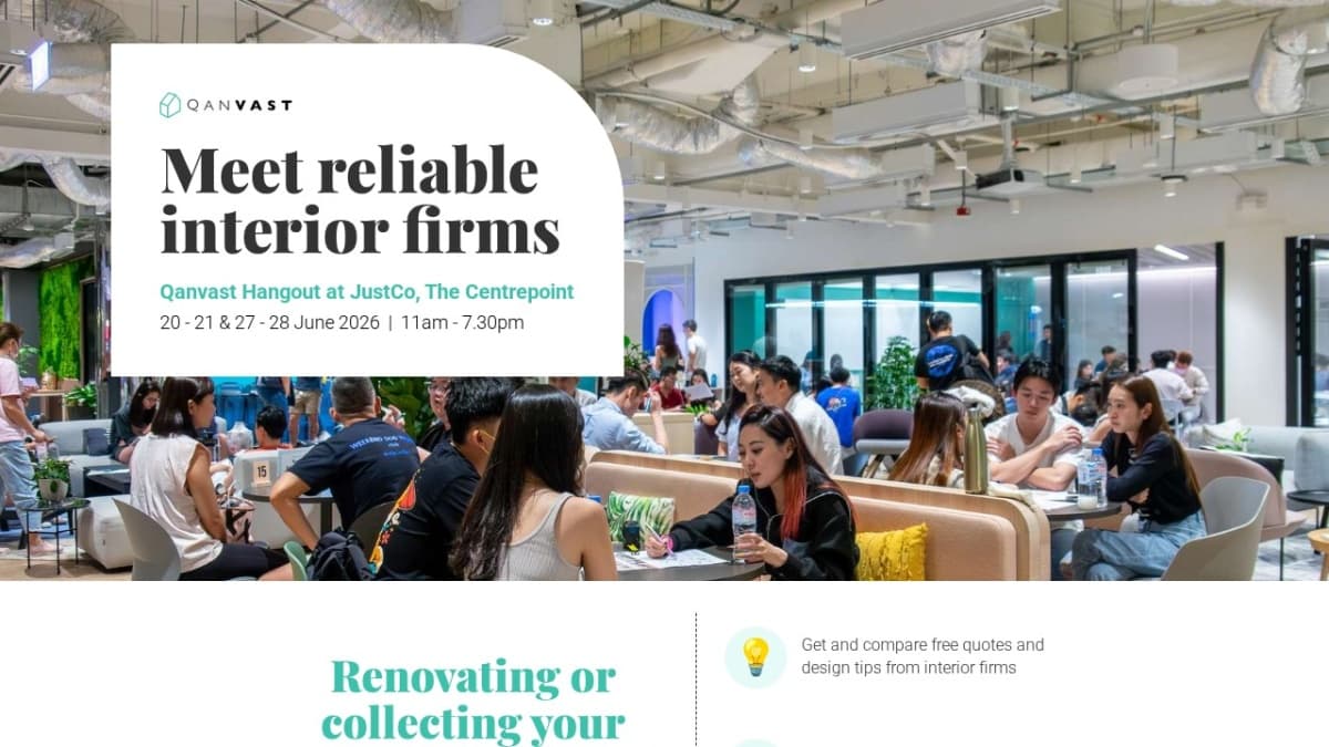 Qanvast Hangout: Meet Interior Designers for Your Renovation